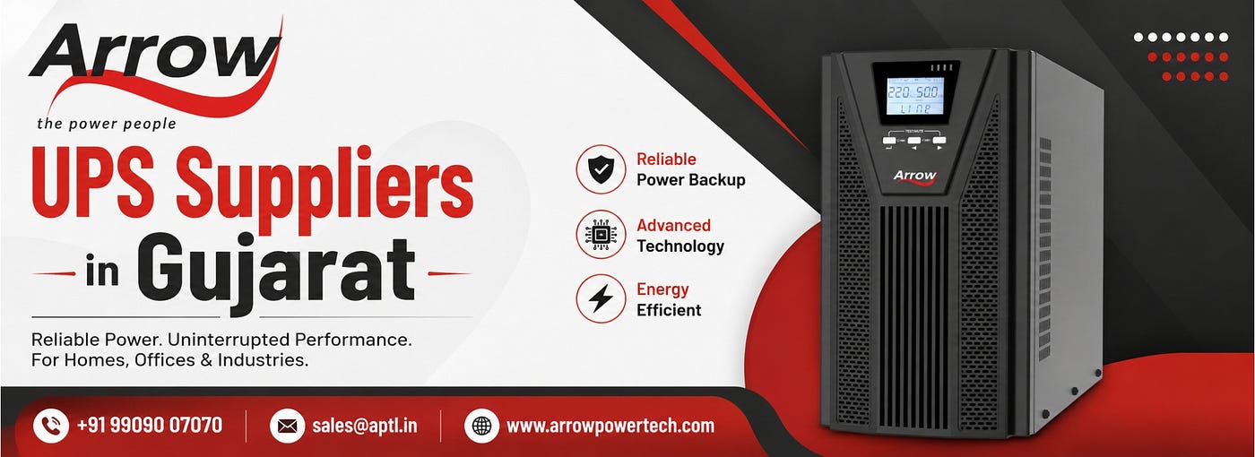 UPS Suppliers in Gujarat by Arrow Powertech