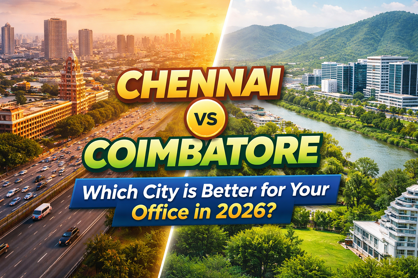 Chennai vs Coimbatore: Which City is Better for Your Office in 2026?