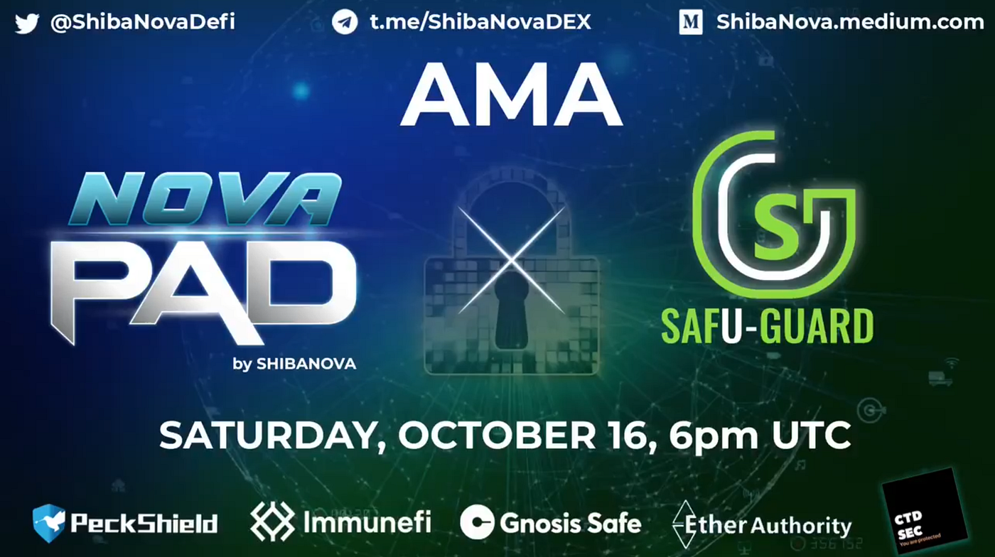 Recap of AMA with Safu Guard. This is a recap of the AMA (Ask Me… | by  ShibaNova | Medium