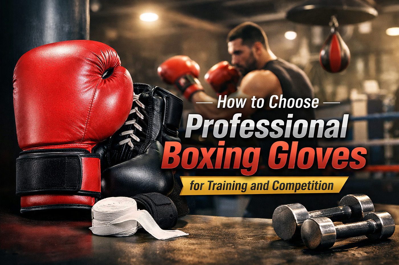 How to Choose Professional Boxing Gloves for Training and Competition