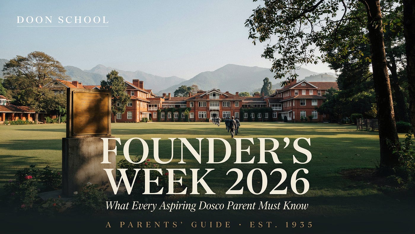 Doon School Founder’s Week 2026: What Every Aspiring Dosco Parent Must Know