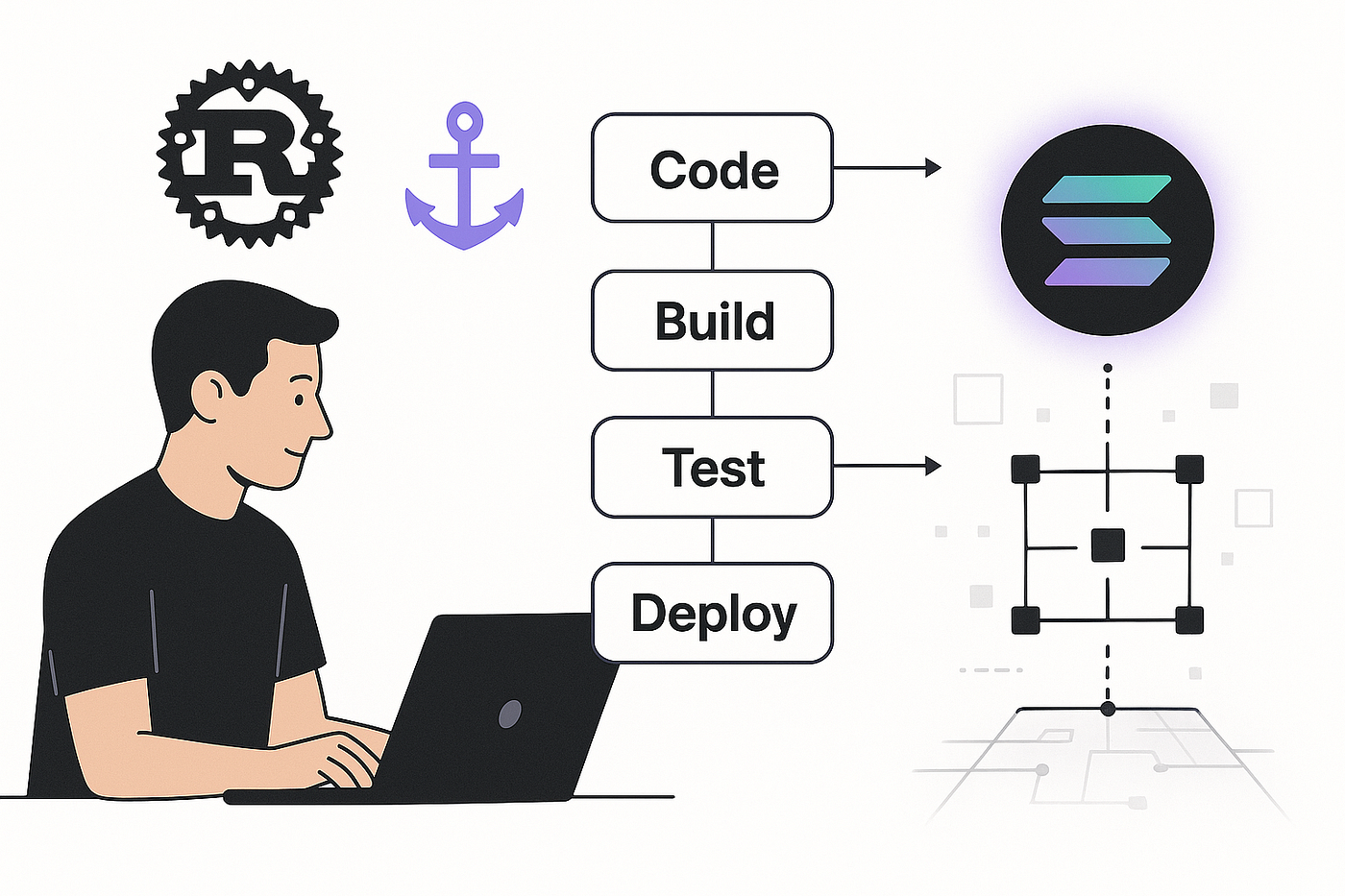 How I Built and Deployed My First Solana Smart Contract Using Rust and  Anchor | by Bhagya Rana | Medium