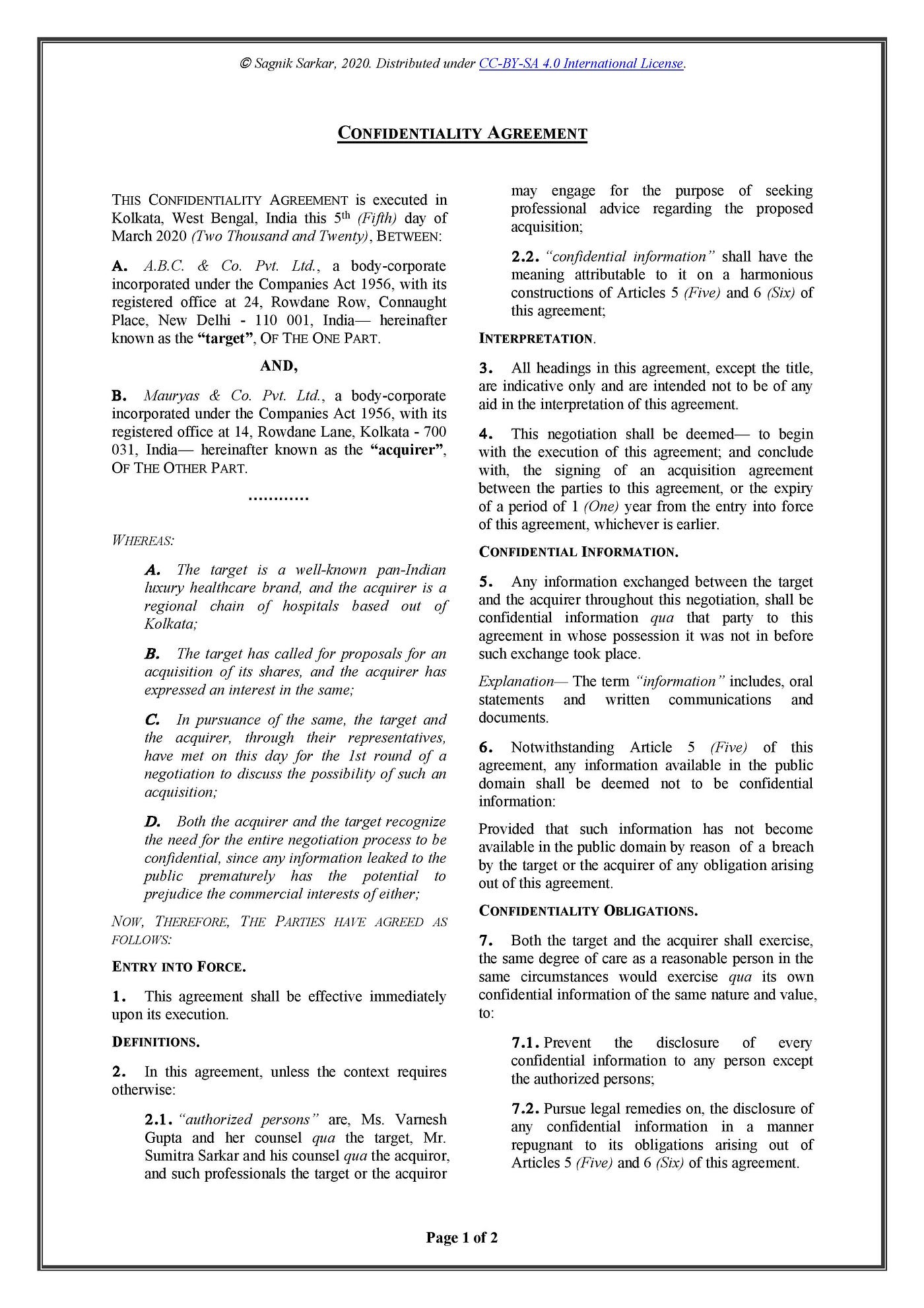 Who said you can't draft a contract in 3-4 pages? | The Contract Drafting  Blog