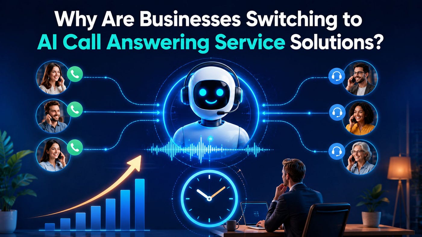Why Are Businesses Switching to AI Call Answering Service Solutions?