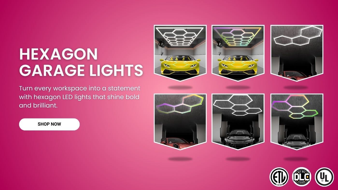 The Ultimate Hexagon LED Garage Lights Guide: Transform Your Space with Modern Brilliance