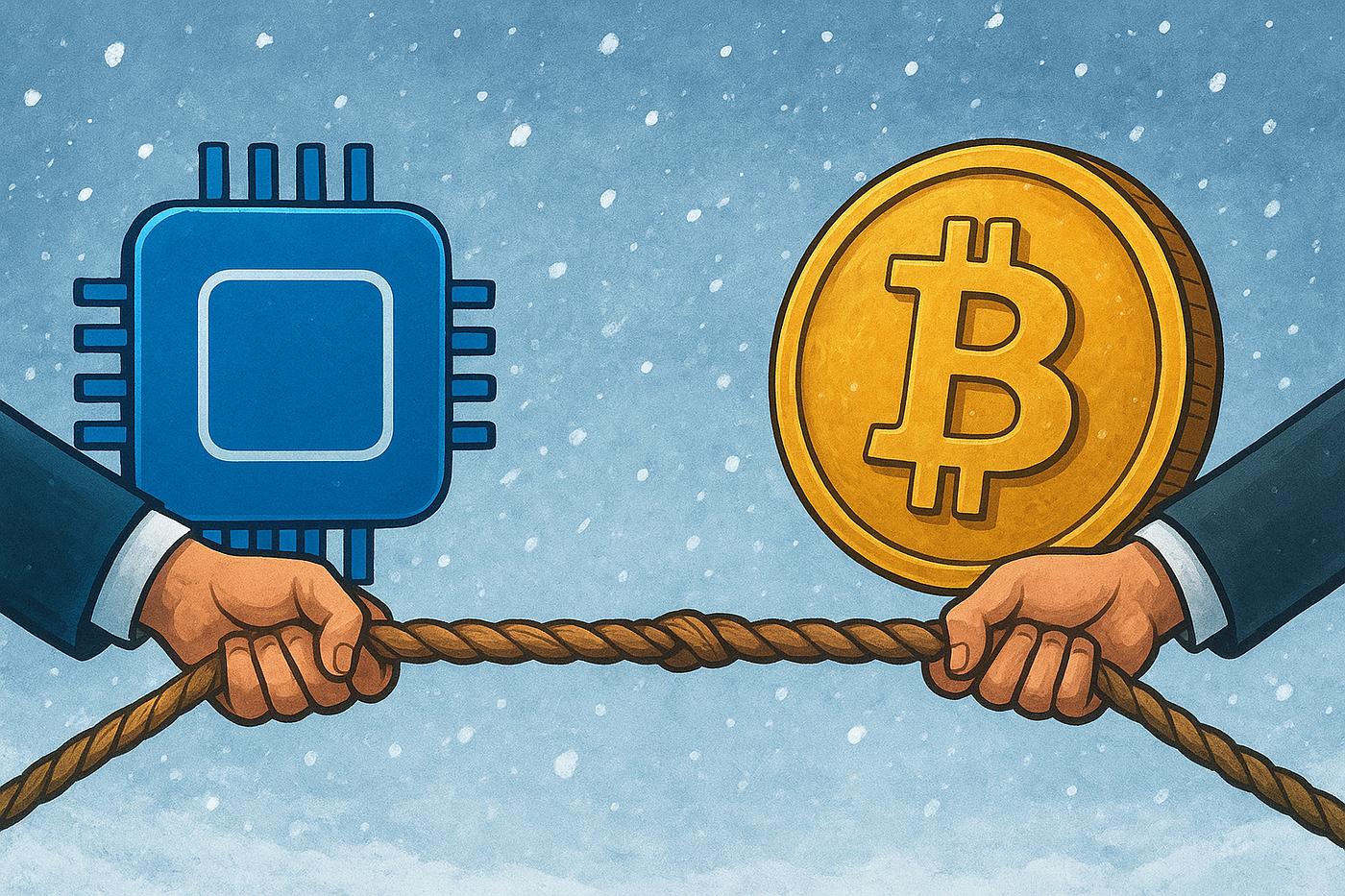 Blue Chip Vs. Big Crypto: The Tug-of-War for Trust in the Winter of 2025 |  by BemeTalksFinance | Coinmonks | Medium