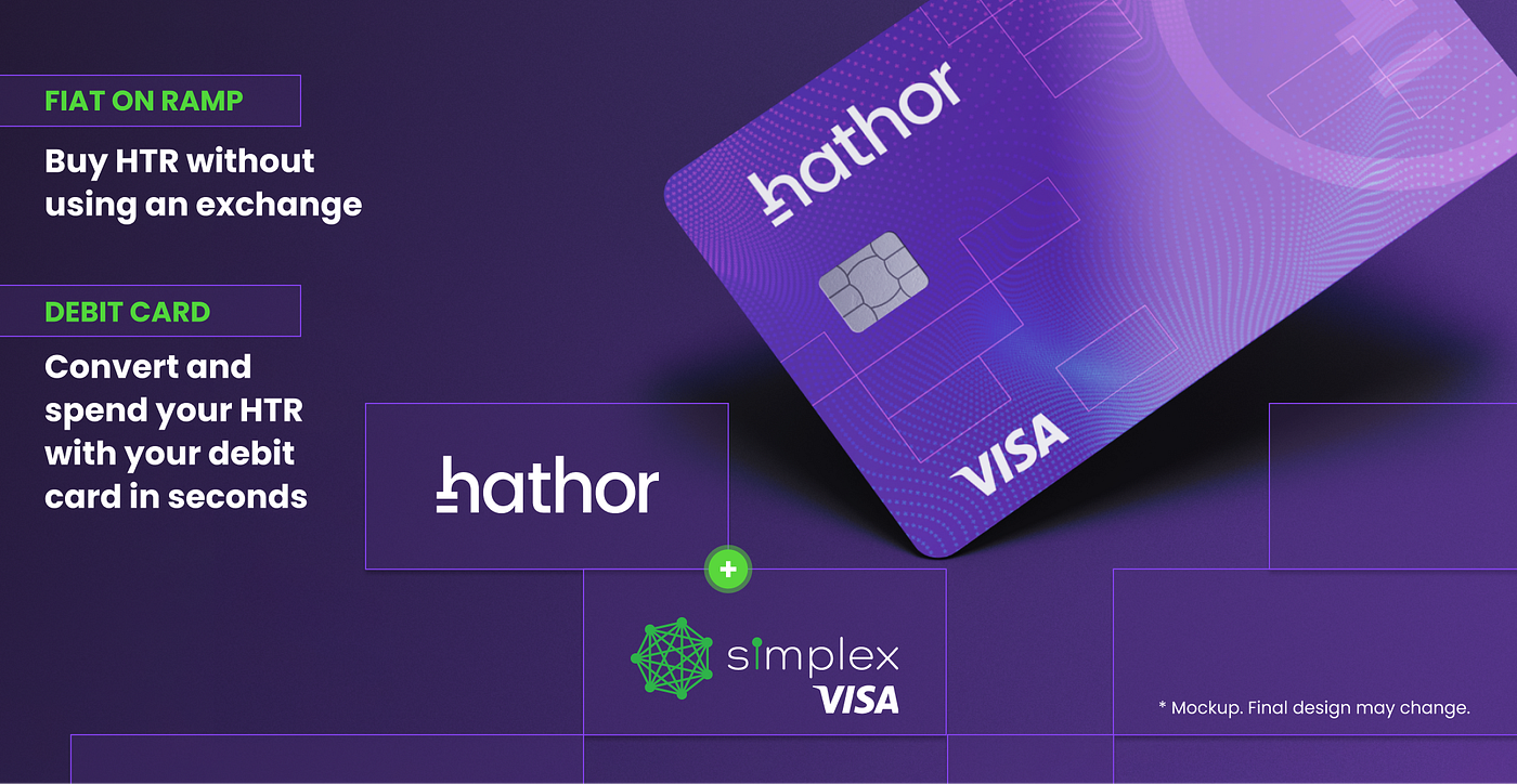 Simplex: fiat on-ramp and VISA integrated debit cards. | by Hathor Labs |  Hathor Network