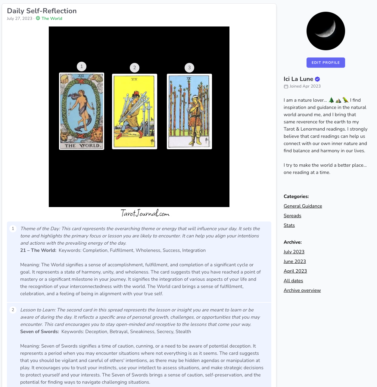 Pink Tarot Journal Printable, Oracle Card Journal PDF, Tarot
