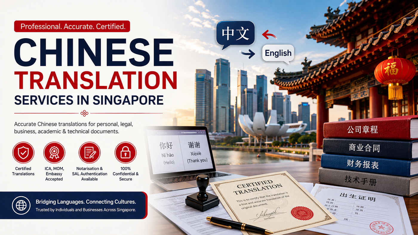 Professional Chinese Translation Services in Singapore