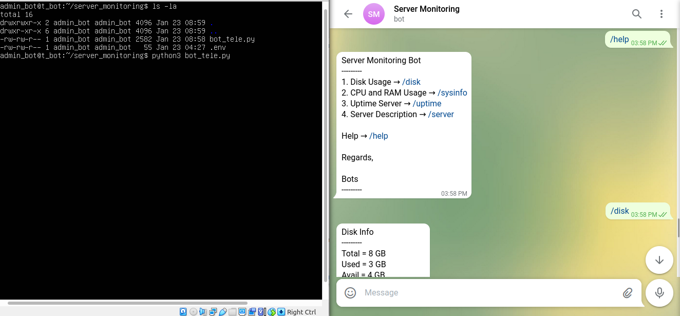 Monitor Server with Telegram Bot and Python | by Febi Mudiyanto | Python in  Plain English