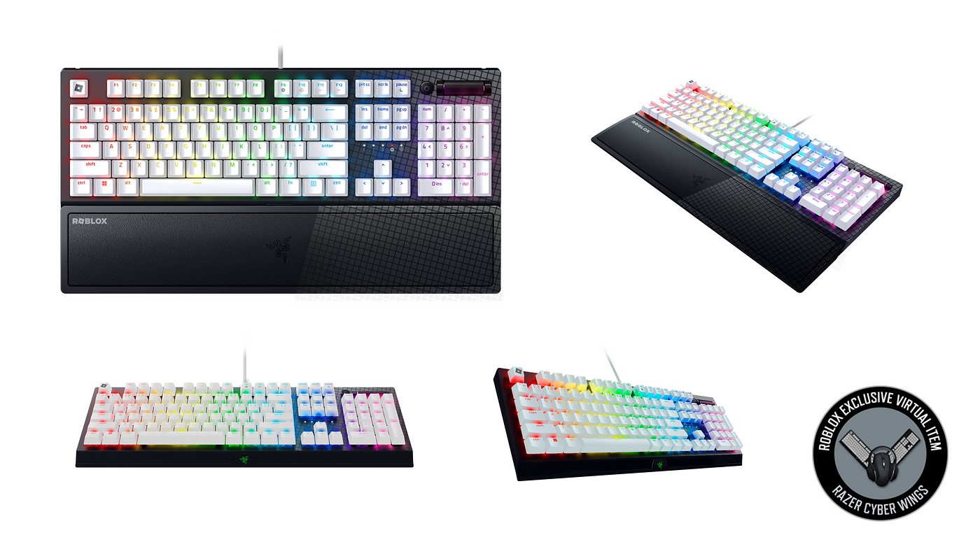 Roblox-branded keyboard, mouse, and headset coming from Razer
