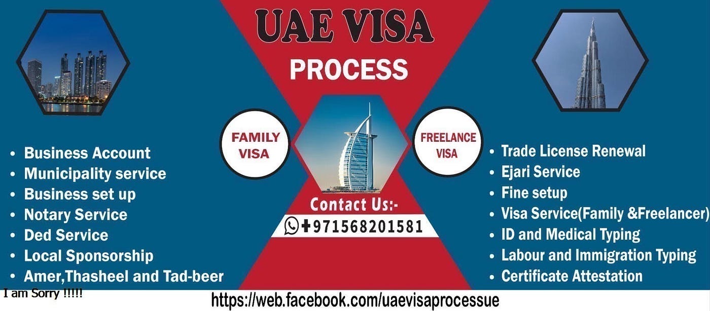 CHEAP UAE FREELANCE VISIT VISA +971568201581 | by Uaevisa | Medium