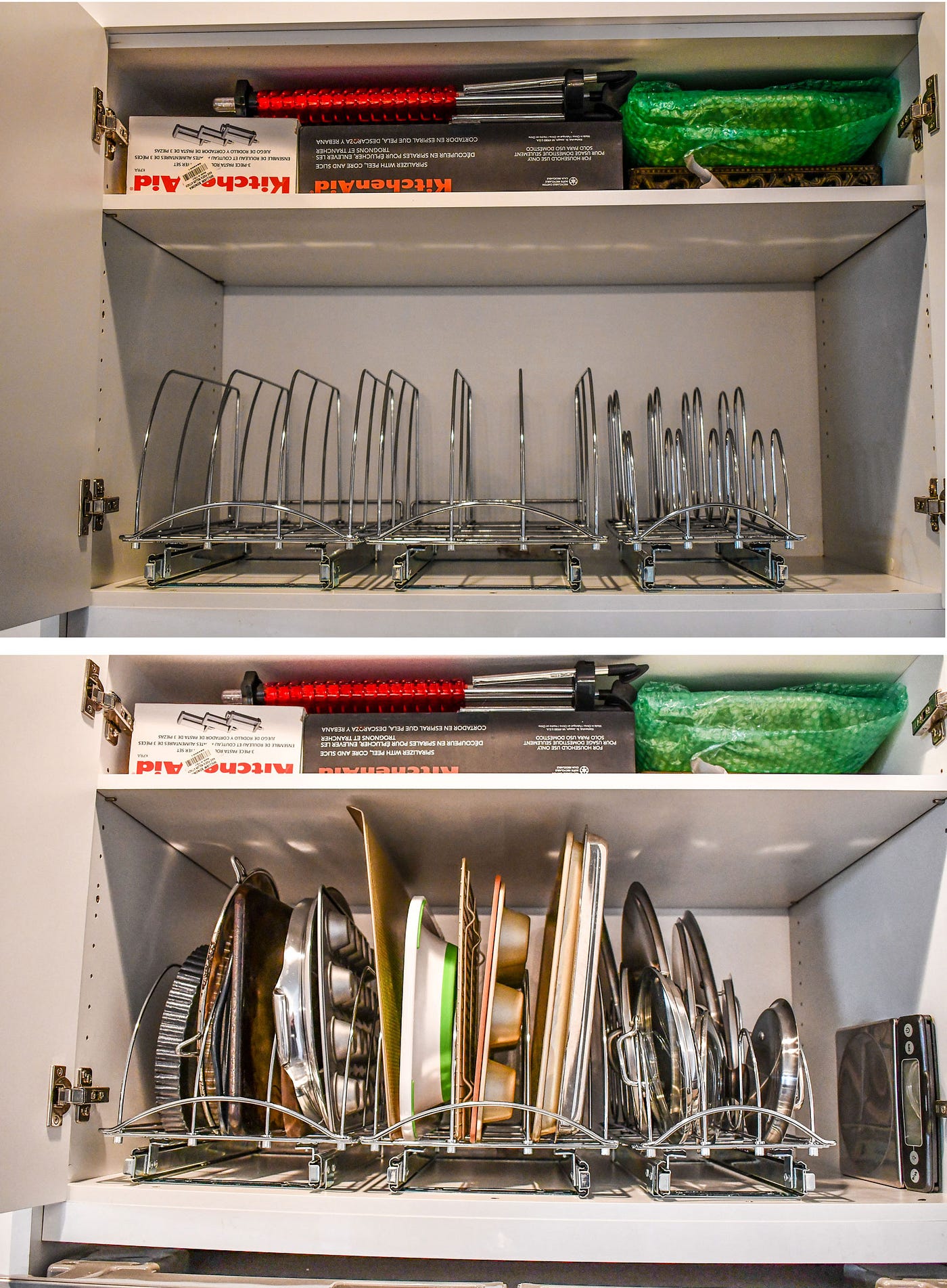 Pull-out Appliance Tray/Stand, Protects Kitchen Cabinets