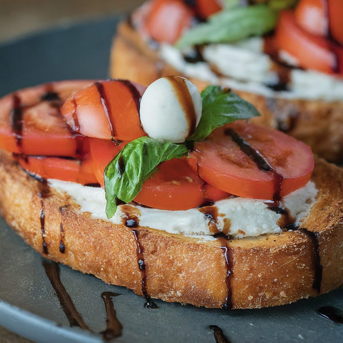 Bruschetta Caprese Stacks