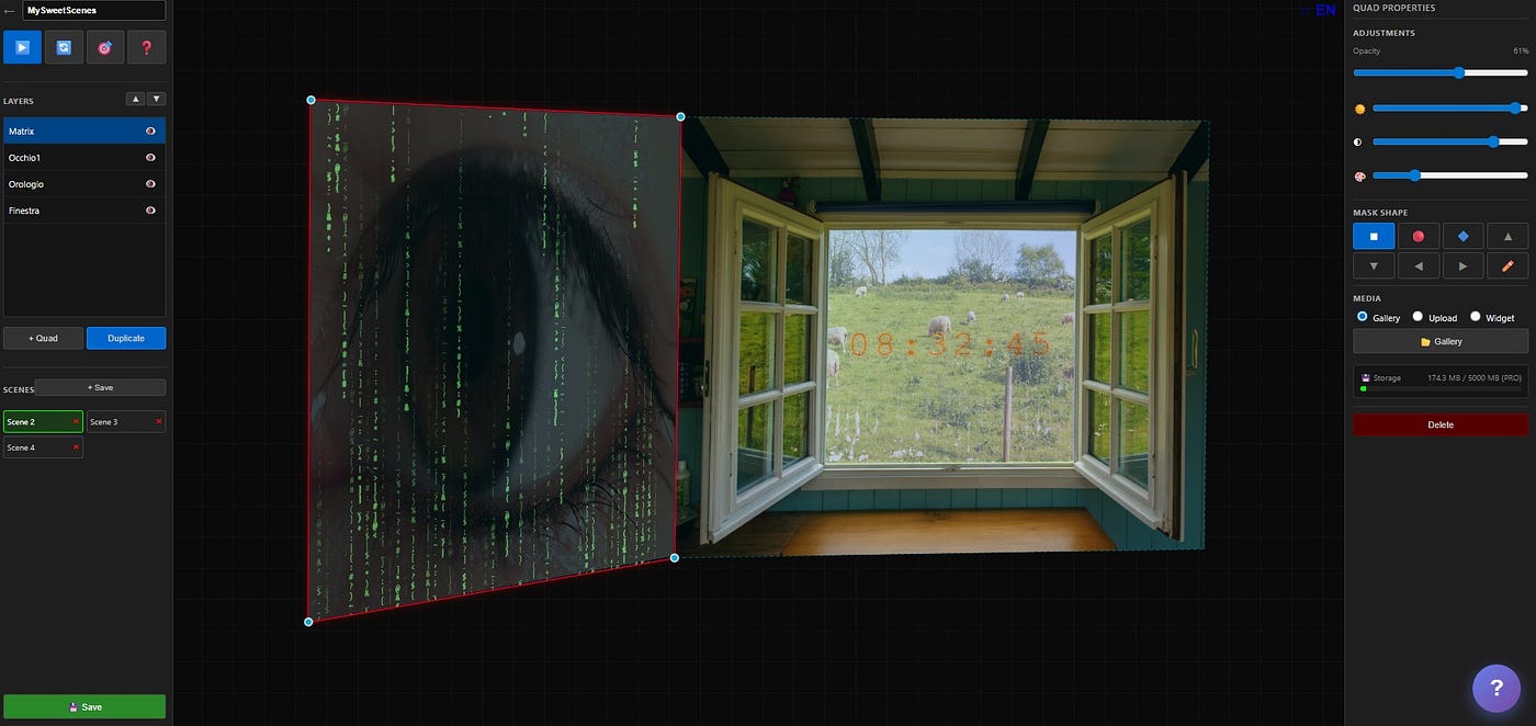 4mapper: Browser-Based Projection Mapping, Zero Installation