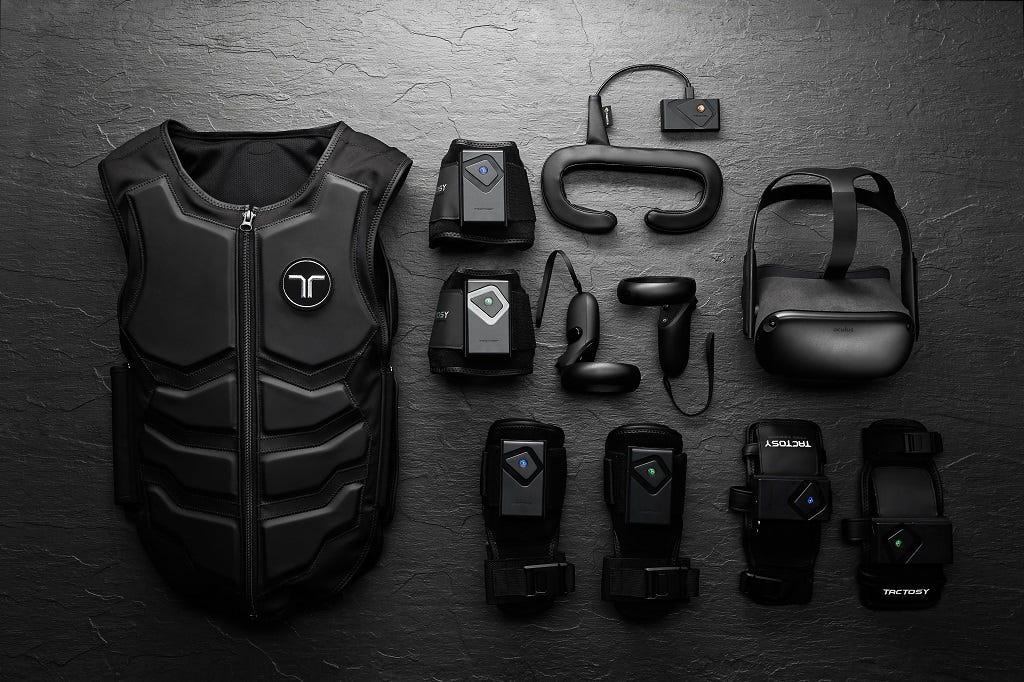 Tactsuit x40 from bHaptics -The vest with haptic feedback for PCVR