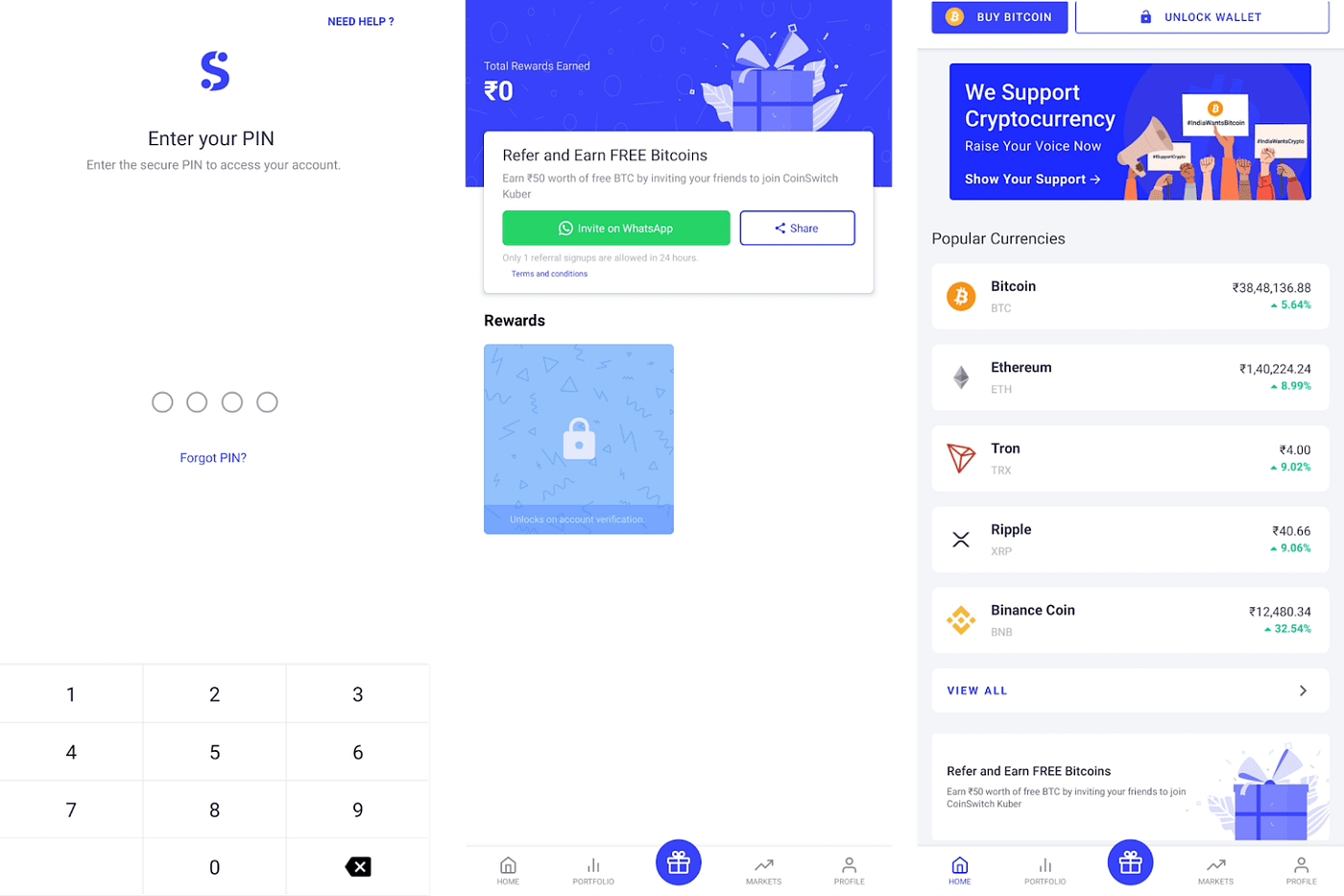 7 Best apps to buy blockchain based currencies using just your smartphone  in India 2021 | by Nihar Pachpande | Fifth P | Medium