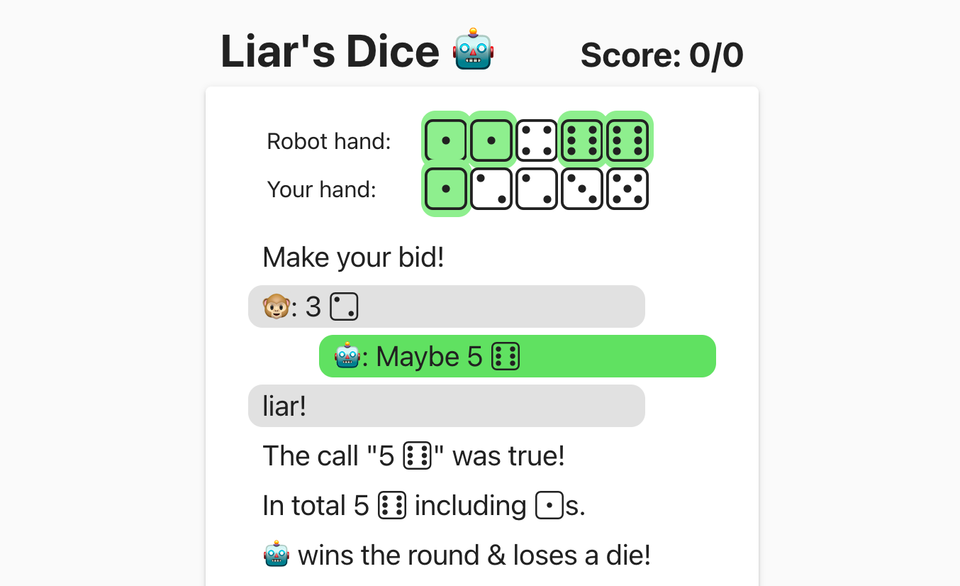 Liar's Dice by Self-Play. With Counterfactual Regret and Neural
