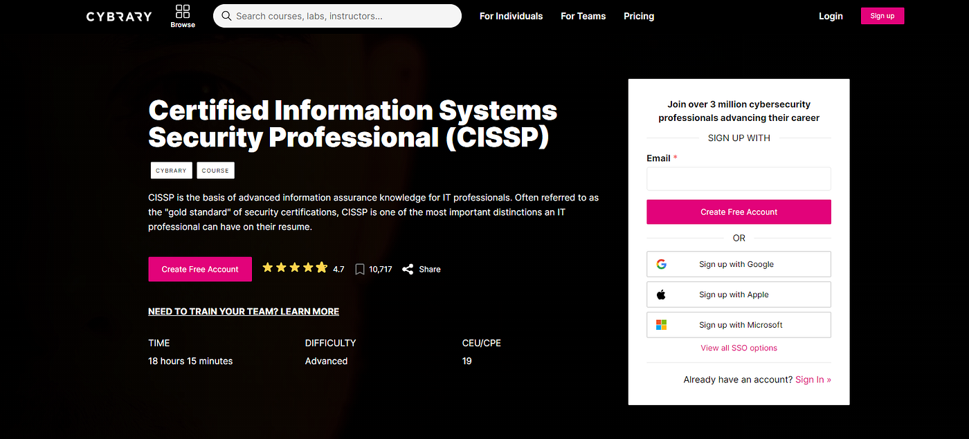 cissp in one month