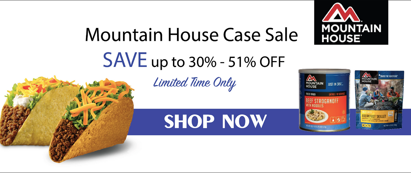 Mountain House Scrambled Eggs with Ham & Peppers - Pouch (6/case) –  Safecastle