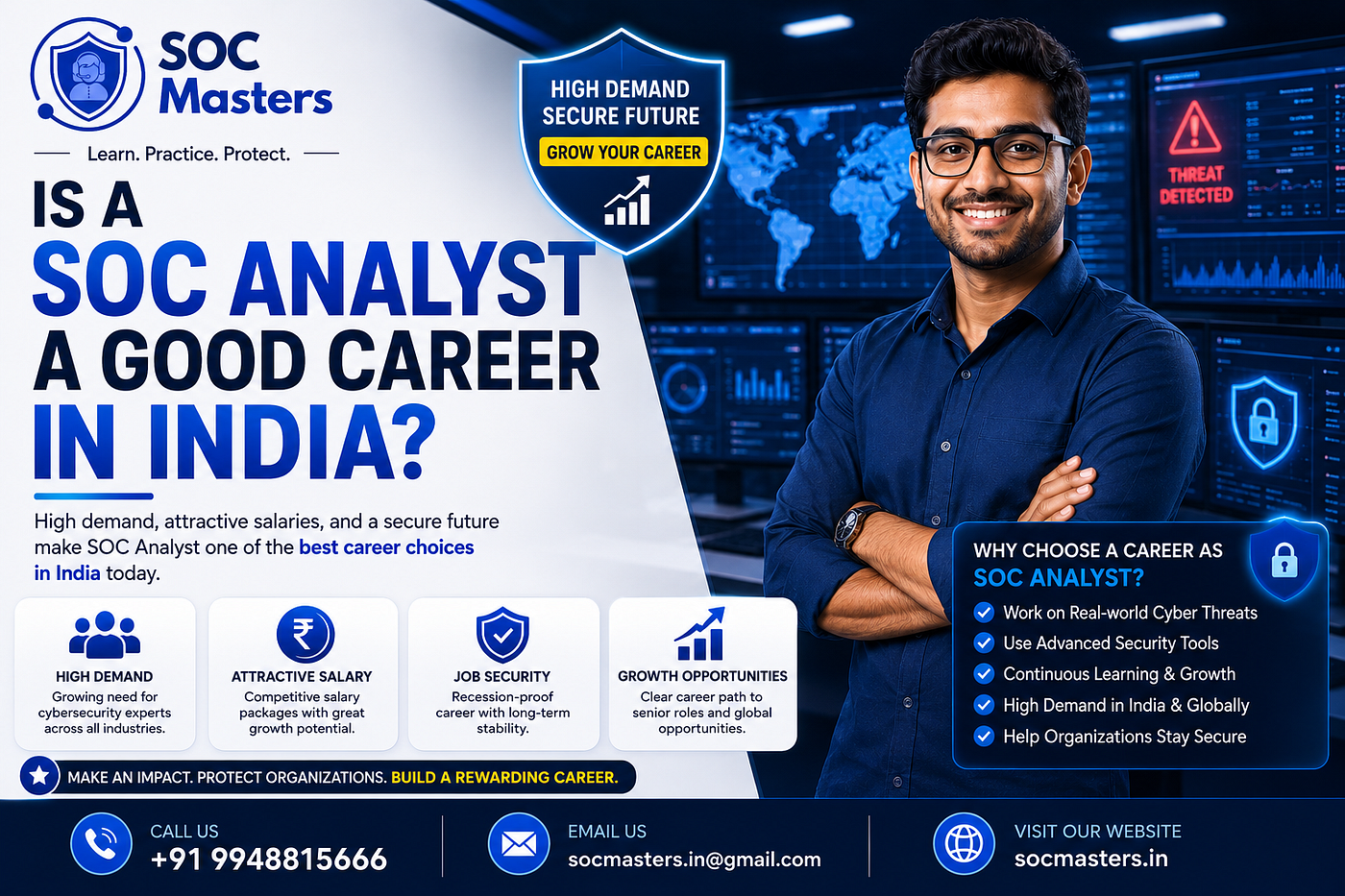 Is a SOC Analyst a Good Career in India?