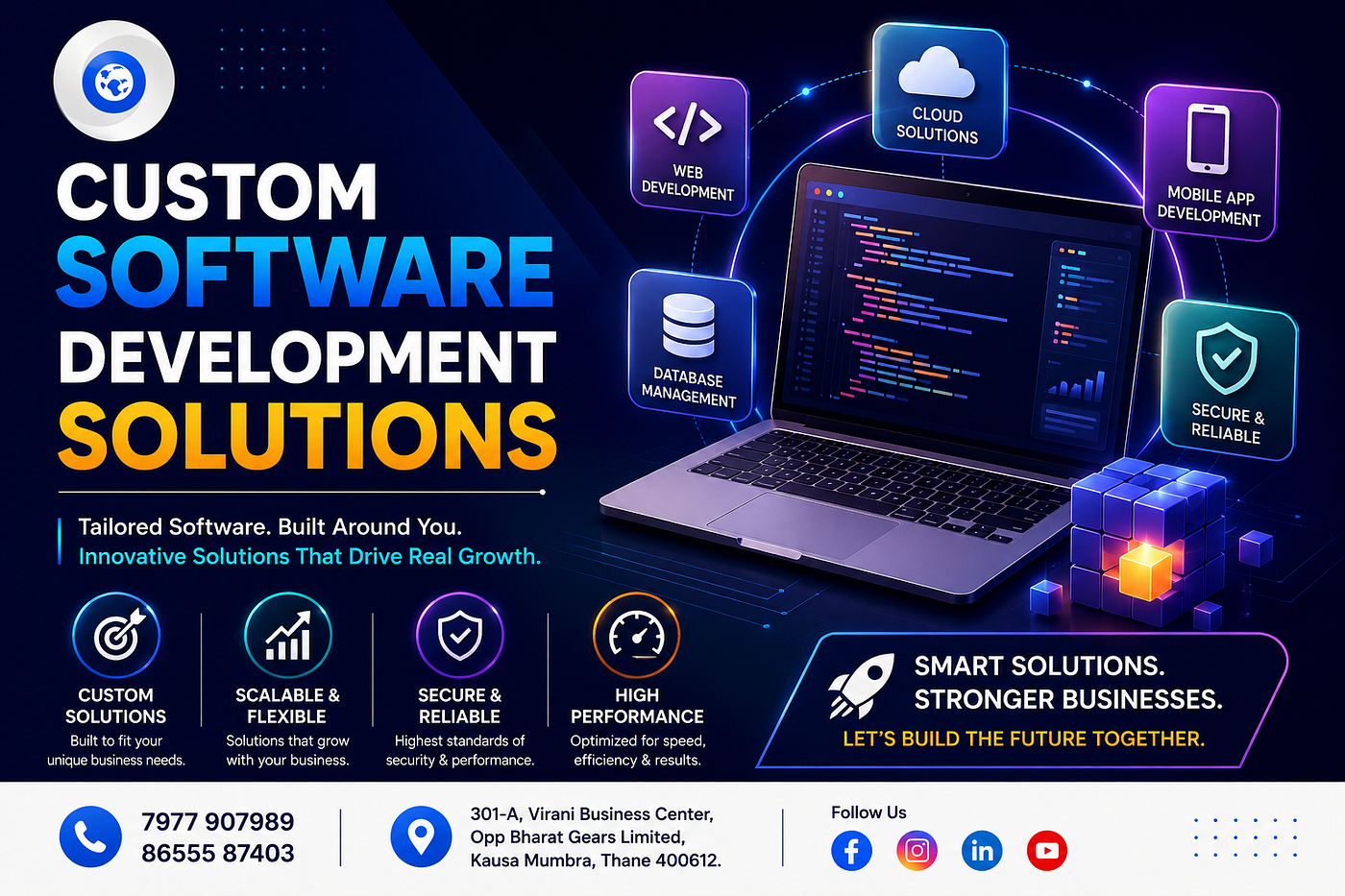 Custom Software Development Solutions for Scalable and Future-Ready Businesses