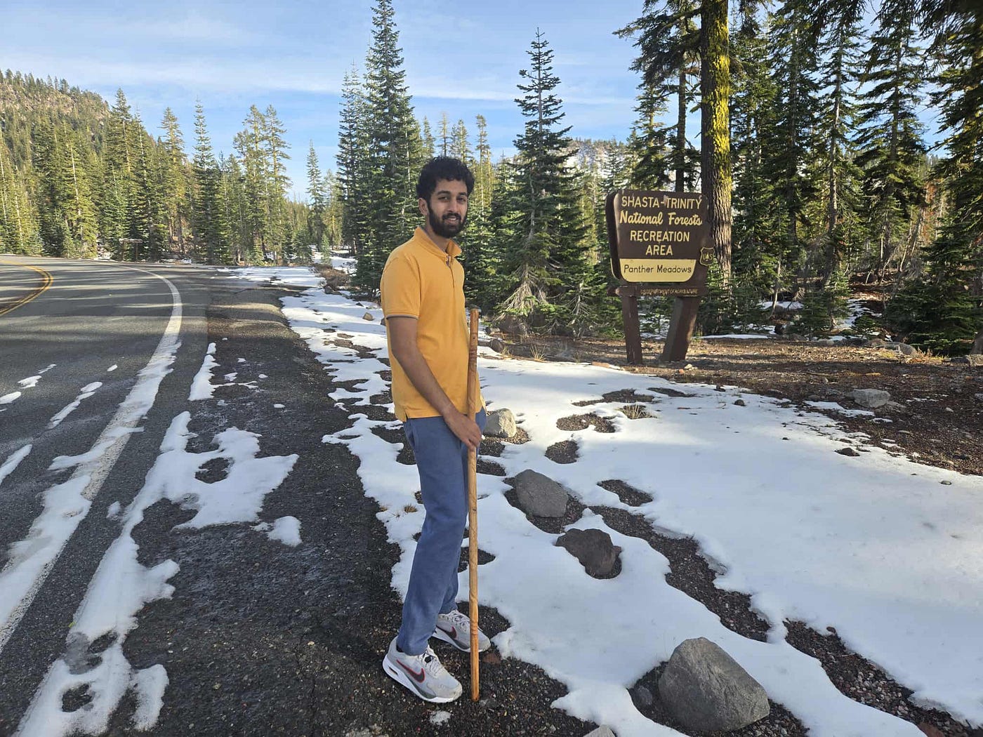 Finding the snow — Photos by author.