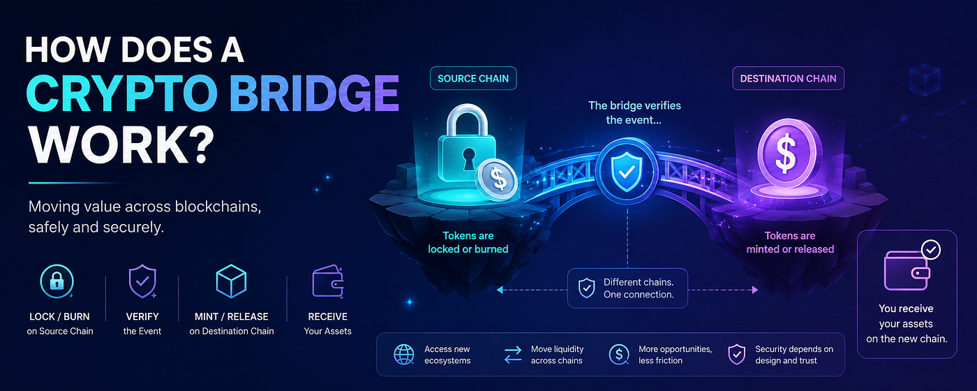 How Does a Crypto Bridge Work?