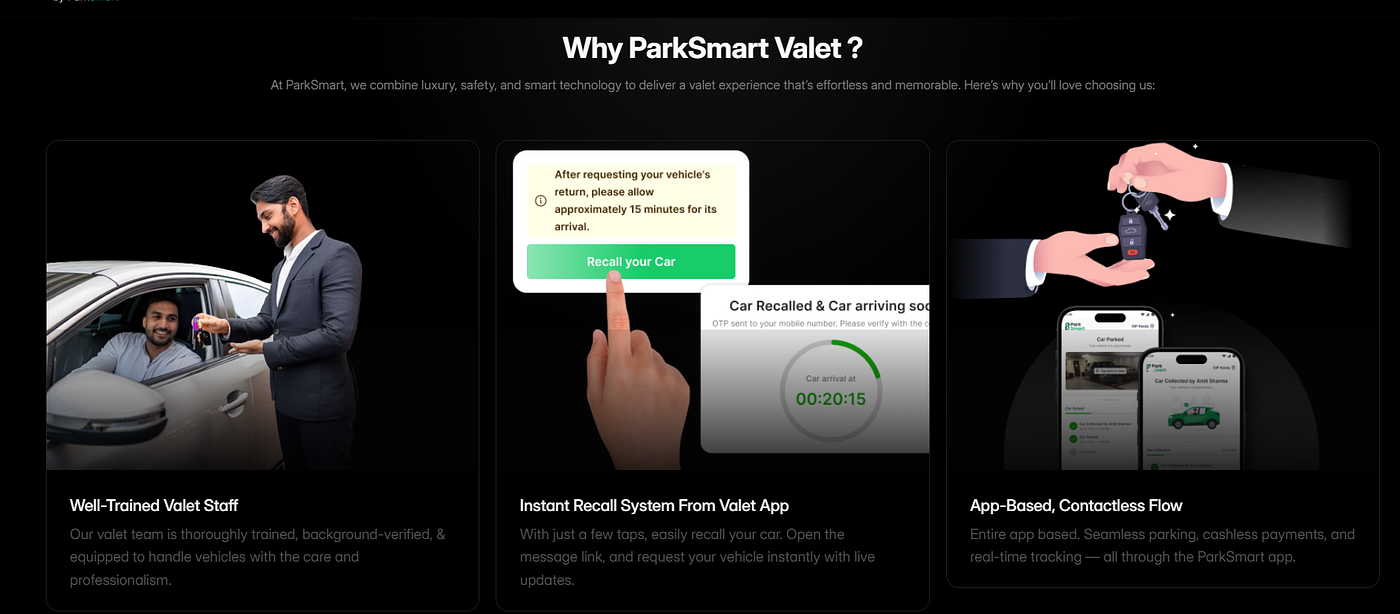 Experience Smart Valet Parking with ParkSmart