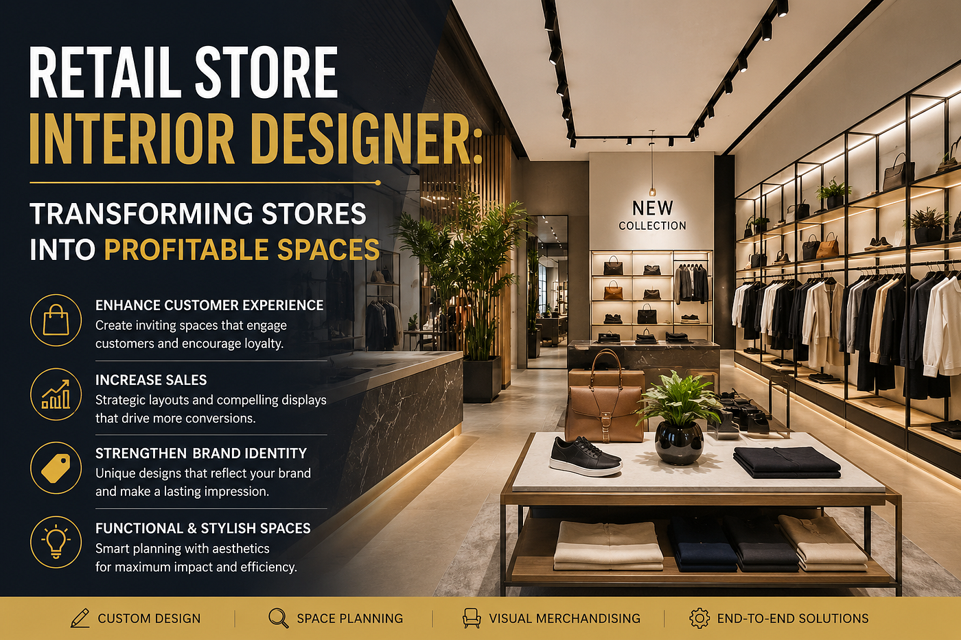 Retail Store Interior Designer: Transforming Stores into Profitable Spaces