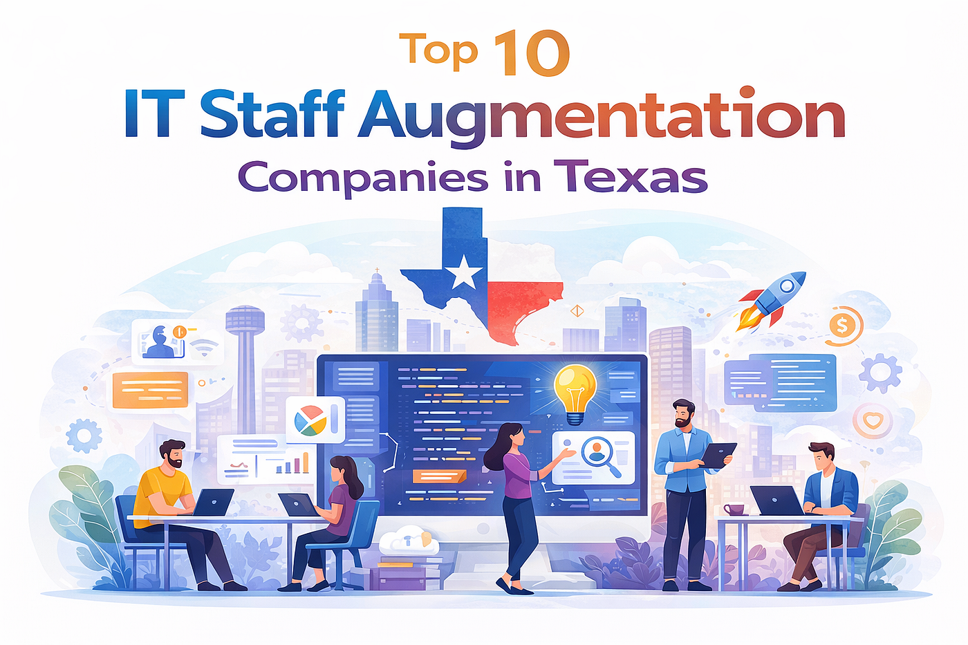 Top 10 IT Staff Augmentation Companies in Texas — 2026 Ranking
