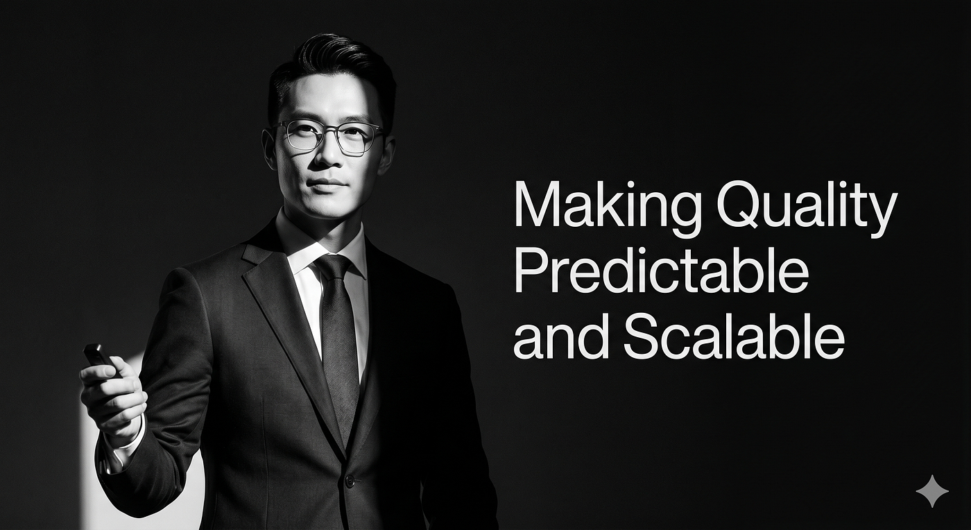 Making Quality Predictable and Scalable [Tactician Playbook]