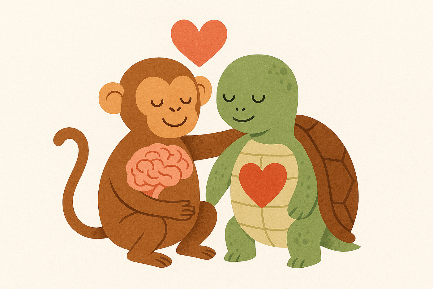 The turtle and the monkey