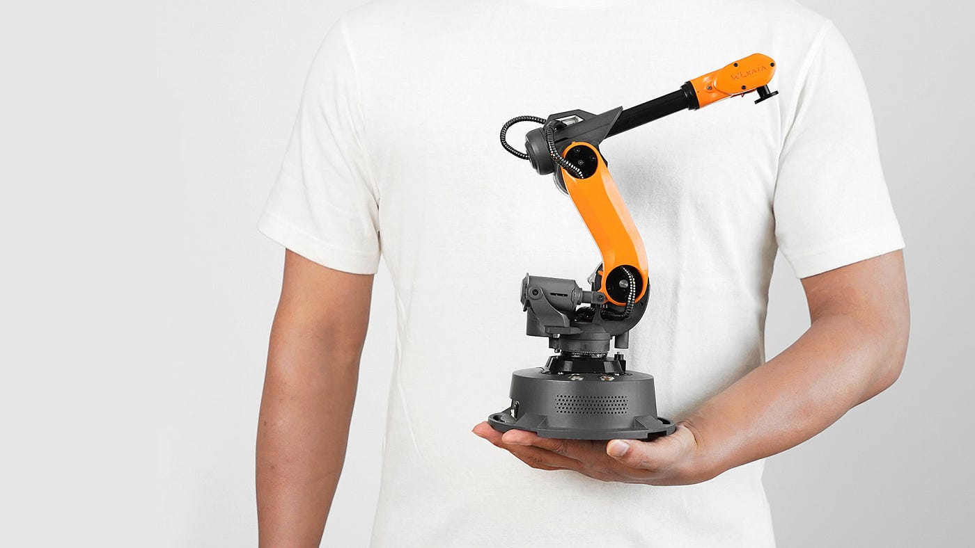 Mirobot Is a Six-Axis Mini Robot Arm | by Jeremy S. Cook | Medium