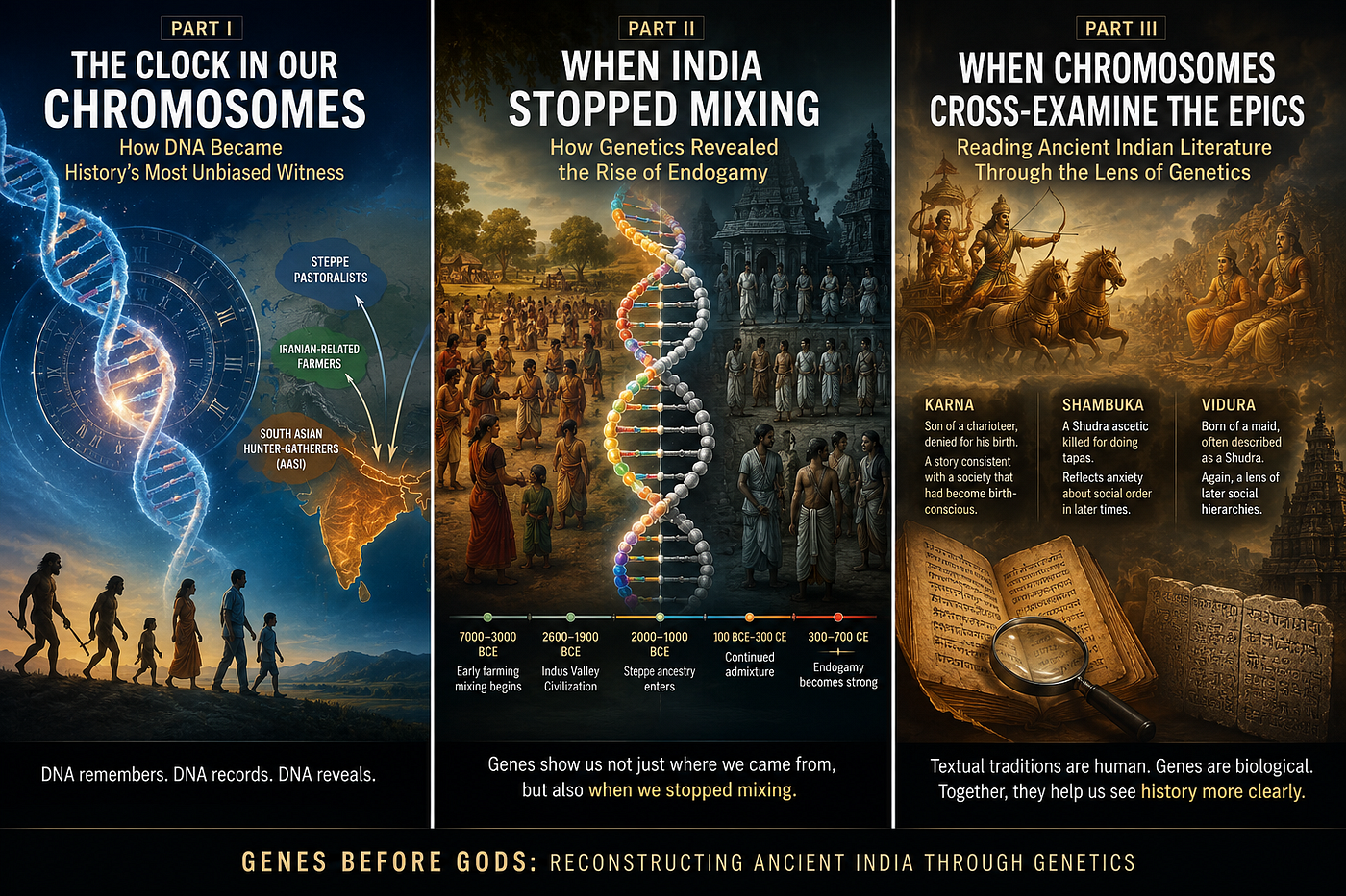 Genes Before Gods: Reconstructing Ancient India Through Genetics Part 5
