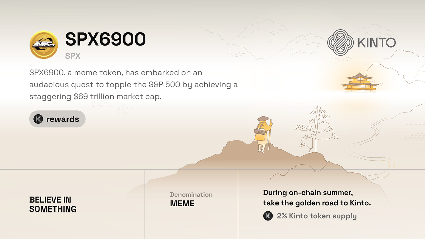 ⛩ Memes on Kinto. SPX is the first meme available on… | by Ramon Recuero |  Kinto | Medium