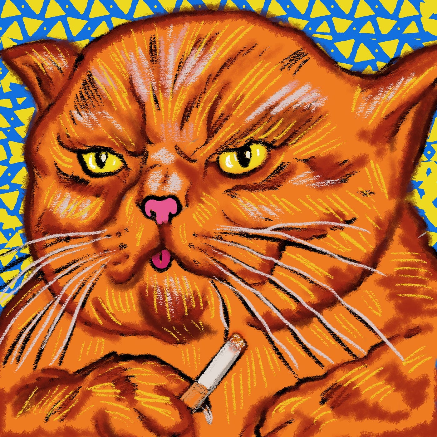 why do cats like tobacco Four Fascinating Reasons Your Cat Is Chain Smoking | by Lethargicartist