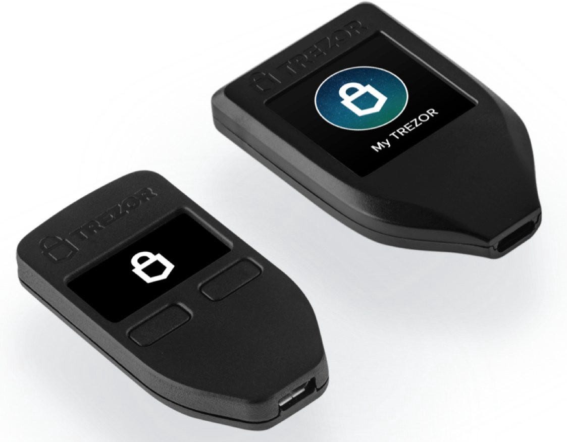 Hardware wallet comparison: Trezor Model One or Model T? | by SatoshiLabs |  Trezor Blog