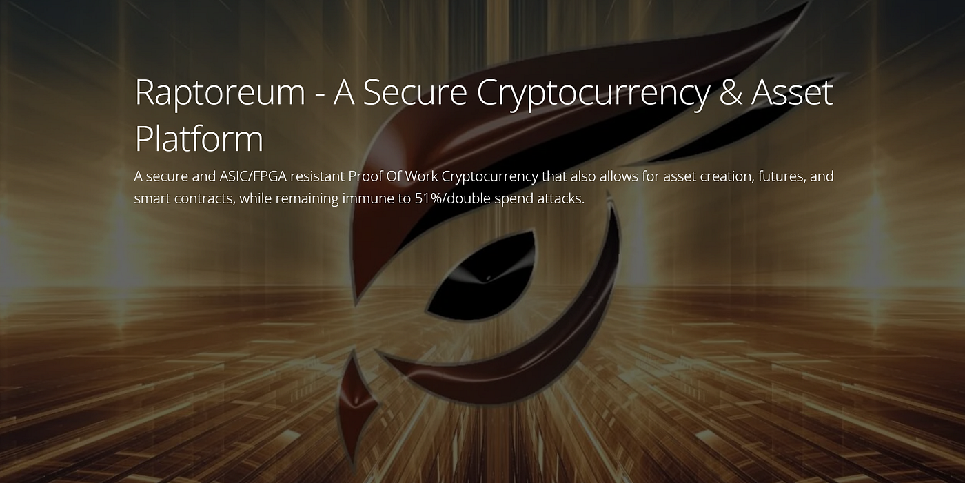 My Crypto Millionaire Bets — Raptoreum (RTM) | by SriinCrypto | Medium