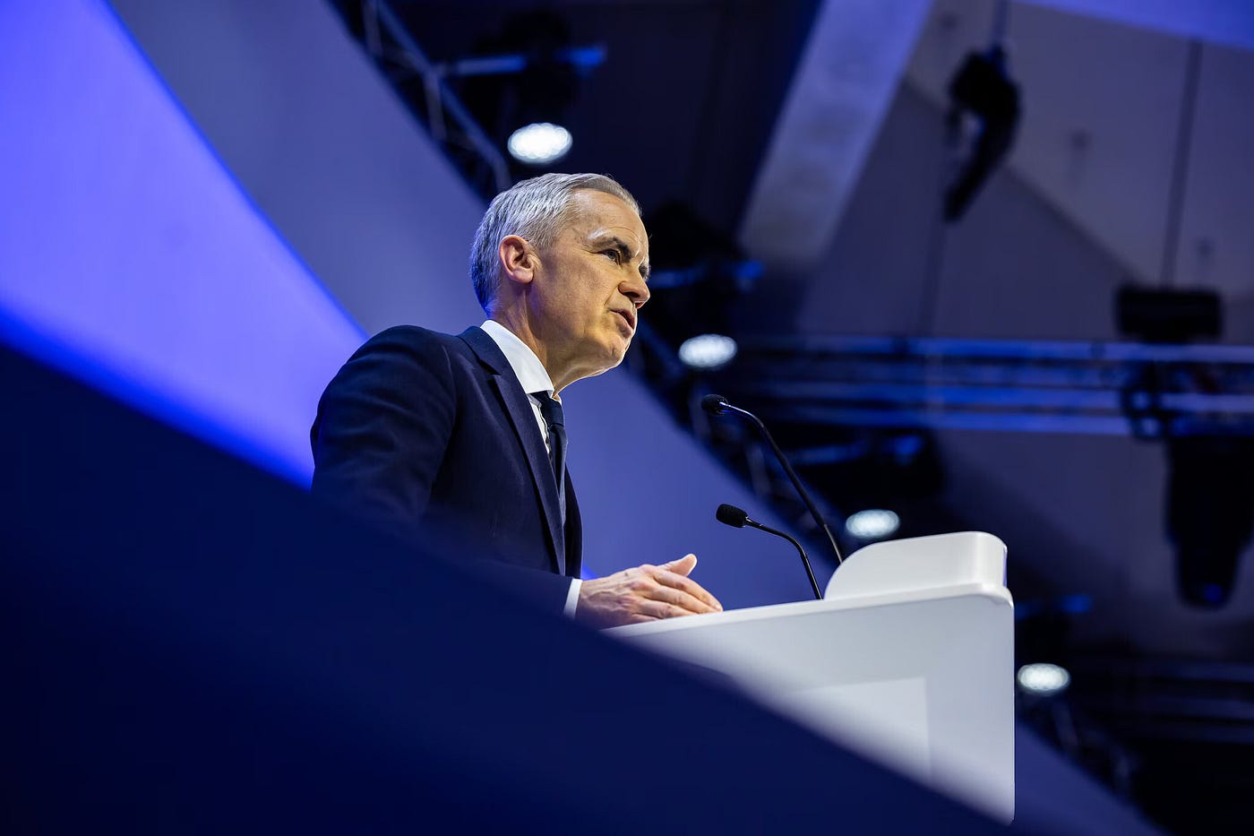 Mark Carney during the World Economic Forum at Davos 2026.