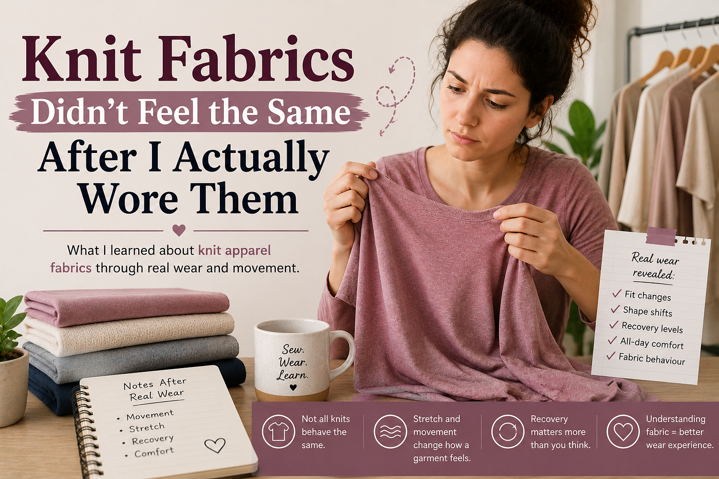 Knit Fabrics Didn’t Feel the Same After I Actually Wore Them