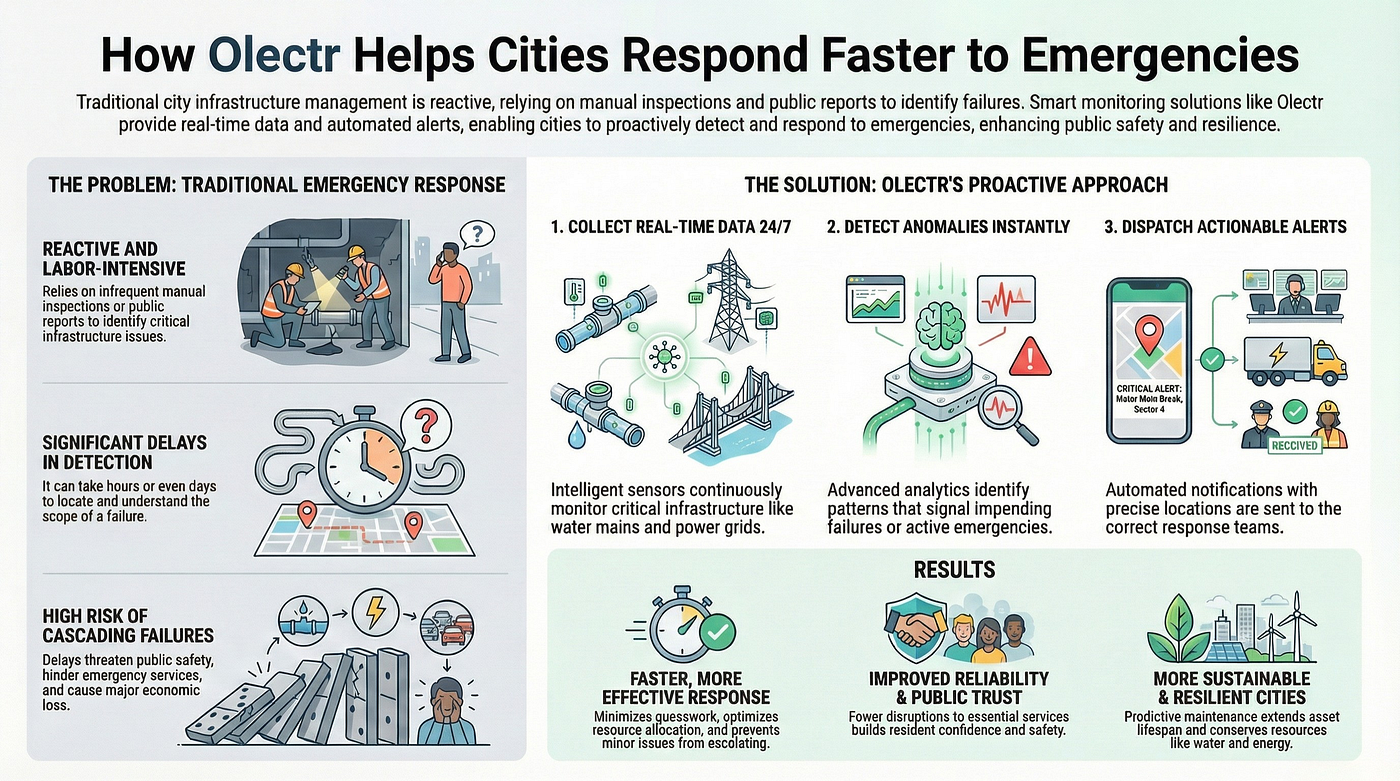 How Olectr Helps Cities Respond Faster to Emergencies