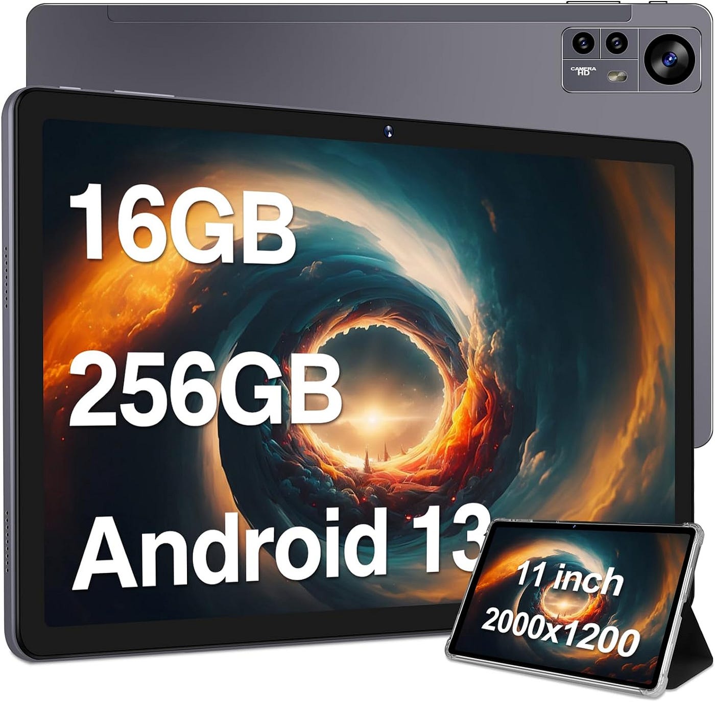 2023 Nouvelle Tablette 11 Pouces Android 13, 16 Go Ram, 256 Go Rom, 1 To  D'Extension, Écran 2K 2000 X 1200, Octa-Core, Triple[J382]