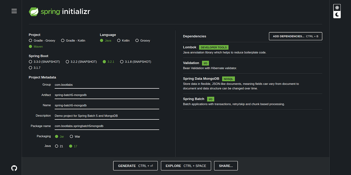 Spring batch mongodb writer example sale