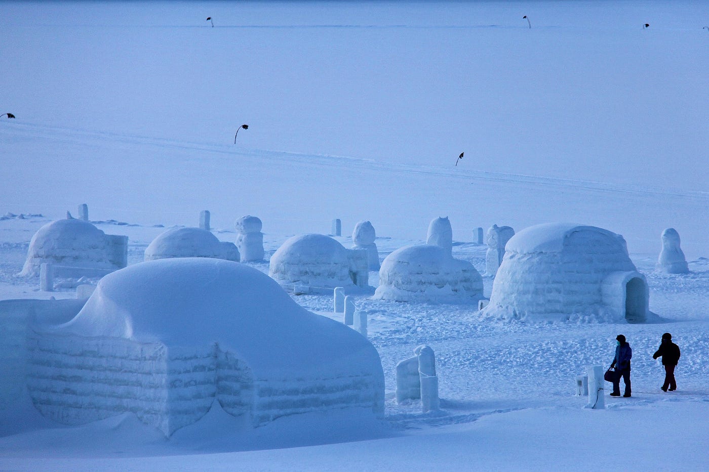 Regina man takes advantage of winter by building igloo in backyard