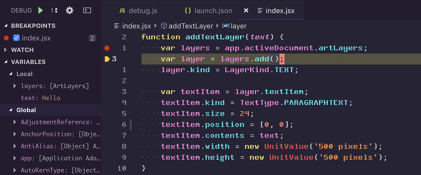 ExtendScript Debugger 1.1.0 Released