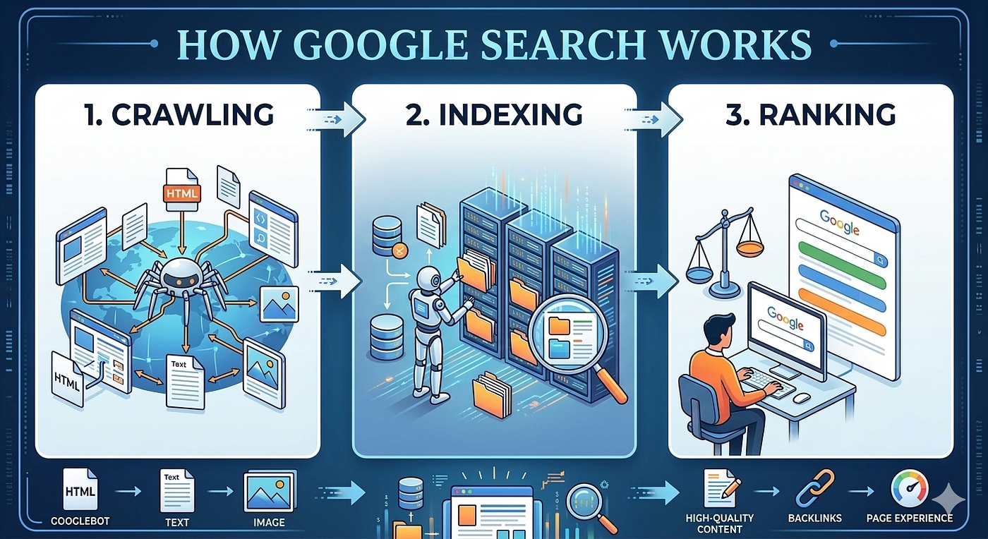 How Google Search Algorithm Works for Beginners