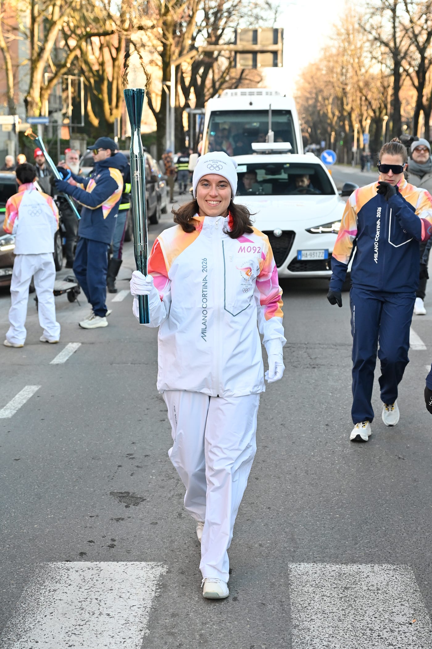 Giochi Olimpici Invernali di Milano Cortina 2026, la brusaportese Vittoria Menga porta la fiamma…