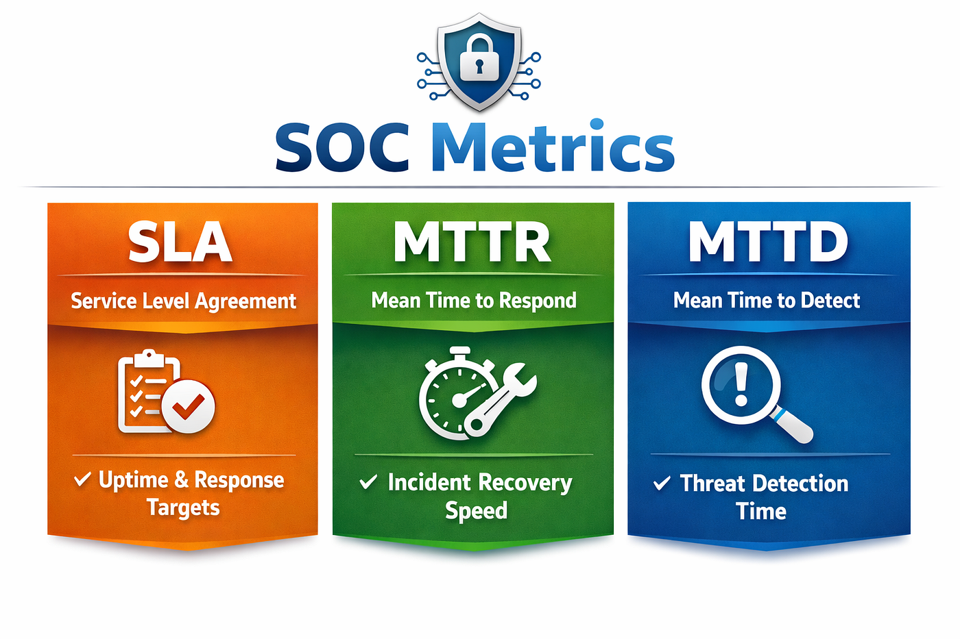 SOC Metrics Explained: SLA, MTTD, and MTTR